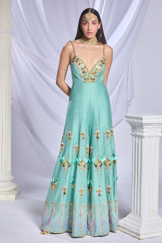 Jumpsuit India Wear - Green fairy by Papa Don't Preach