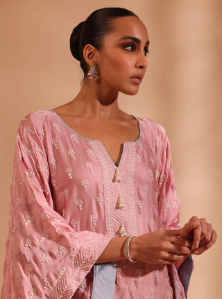 Pink niti malgudi day kaftan