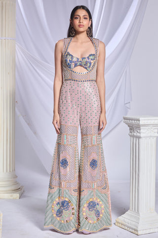 Jumpsuit India Wear - Pink story of sequence by Papa Don't Preach