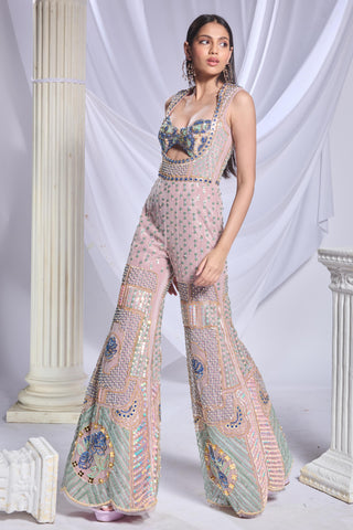 Jumpsuit India Wear - Pink story of sequence by Papa Don't Preach