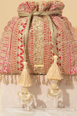 Multicolor naaz potli handbag