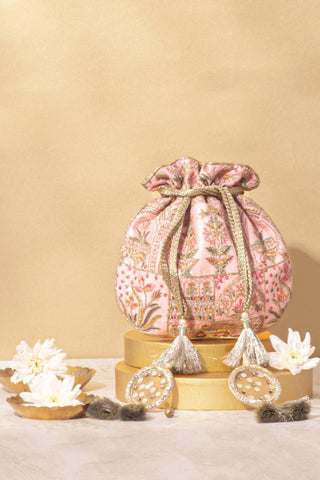 Potli Bag for Indian Wedding – Pink Amer by Amyra