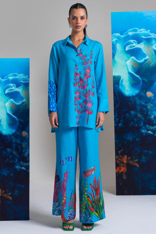 Blue ocean glory wow co-ord set