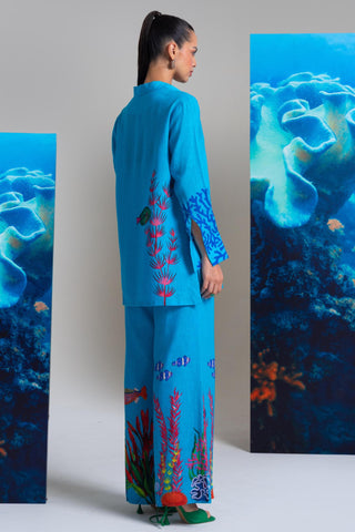 Blue ocean glory wow co-ord set