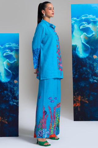 Blue ocean glory wow co-ord set