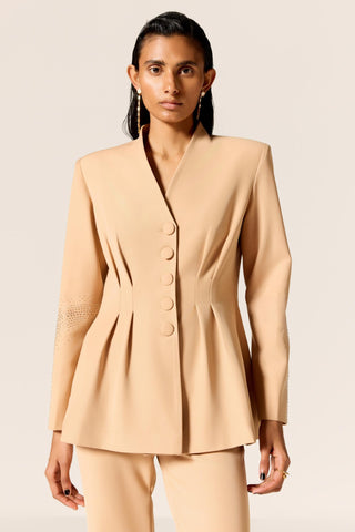 Beige cosmo eminence co-ord set