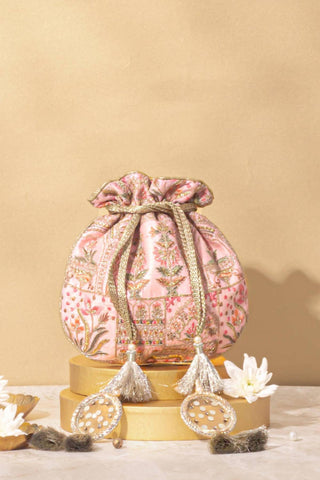 Potli Bag for Indian Wedding – Pink Amer by Amyra
