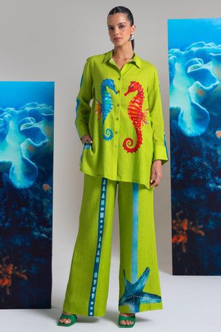 Green bahamas wow co-ord set