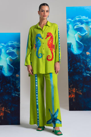 Green bahamas wow co-ord set