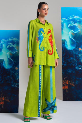 Green bahamas wow co-ord set