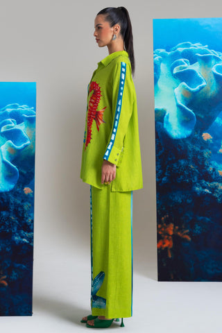 Green bahamas wow co-ord set