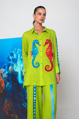 Green bahamas wow co-ord set