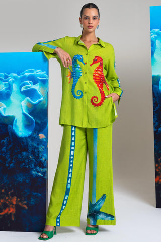 Green bahamas wow co-ord set