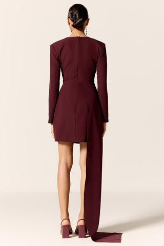 Brown galaxy eminence dress