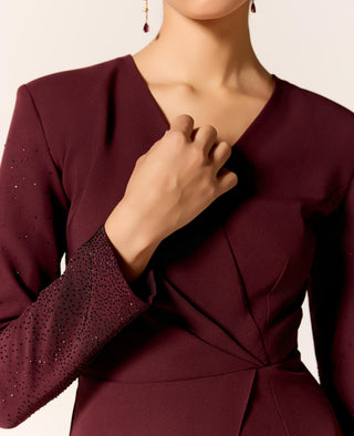 Brown galaxy eminence dress