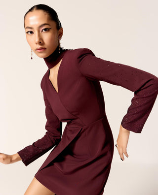 Brown galaxy eminence dress