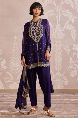 Purple  nooreh ever after kurta set