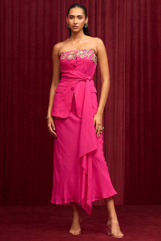 Pink reprise jazz-e-jashn co-ord set