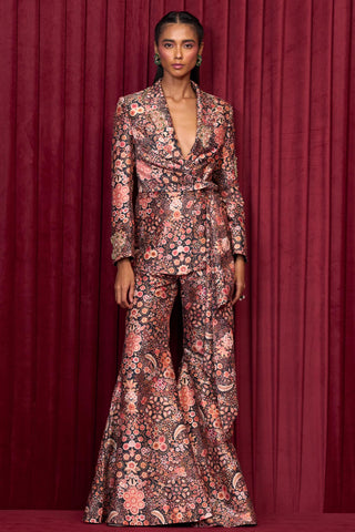 Black revel jazz-e-jashn jacket set