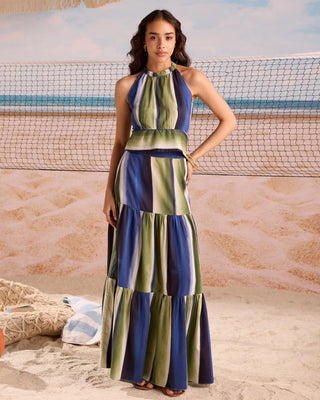 Co-ord Set Vacation Wear - Multicolor Sardinia Set by Zazu