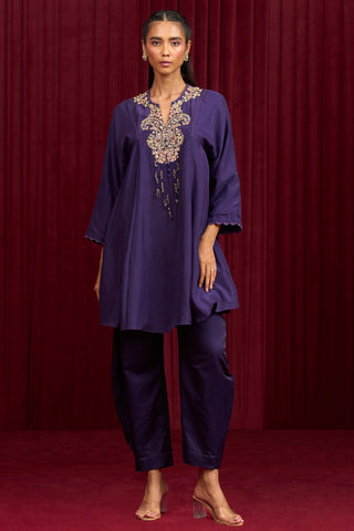 Purple prelude jazz-e-jashn kurta set