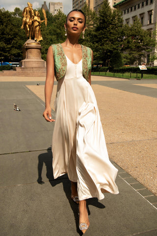 Jumpsuit Traditional Ivory by Aashima Behl