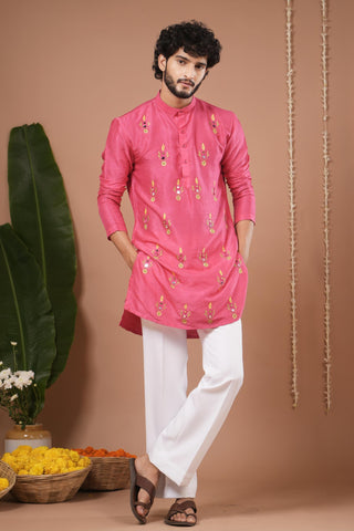 Kurta pant set for Indian Wedding – Rani by AHI Clothing