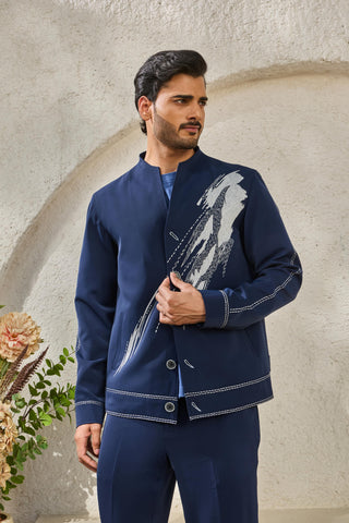 Shacket Set for Contemporary Wear - Blue Powder Ridge by Sarab Khanijou