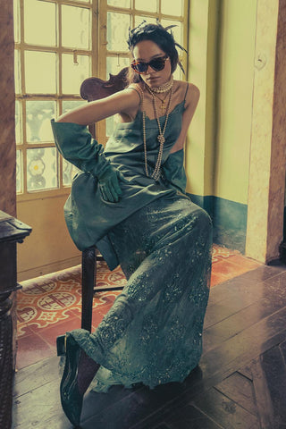 Cocktail Dress for Contemporary Wear - Green Grace and Other Accidents by The Little Black Bow