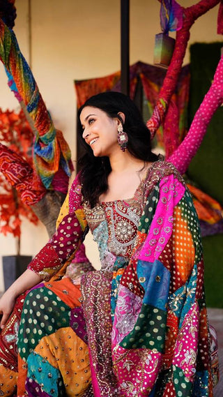 Kurta Set Heritage Wear - Multicolor Zubeida Kurta Set by Banjara Trail