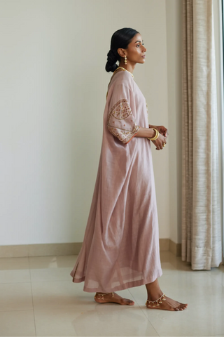 Gray adree kaftan