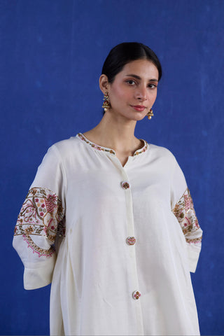 White kaura co-ord set