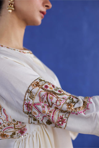 White kaura co-ord set