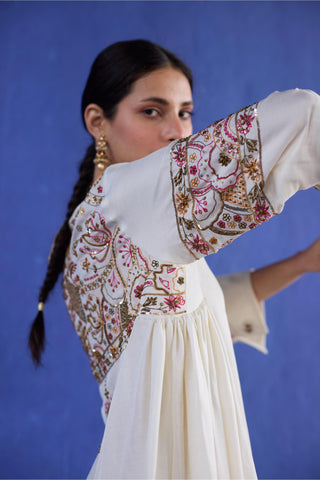 White kaura co-ord set