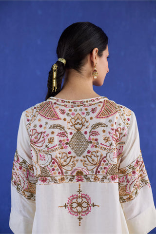 White kaura co-ord set