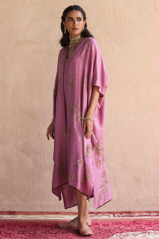 Purple kaftan jacket set