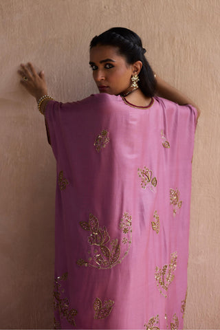 Purple kaftan jacket set