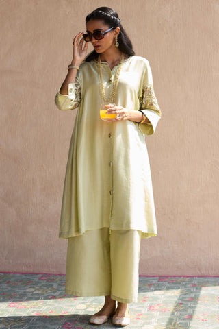 Green kaura co-ord set