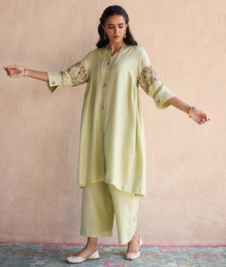 Green kaura co-ord set