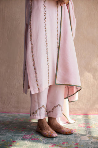 Pink nidhi suit