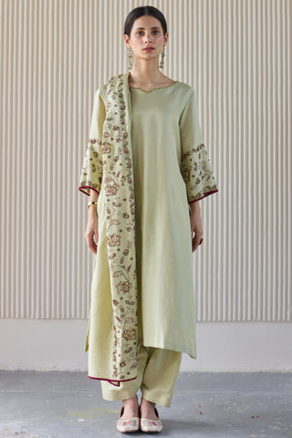 Green noori suit
