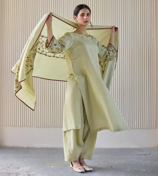 Green noori suit