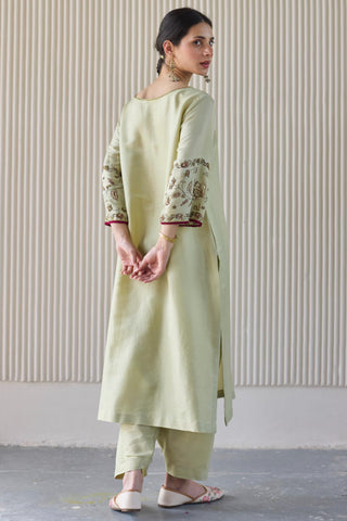 Green noori suit