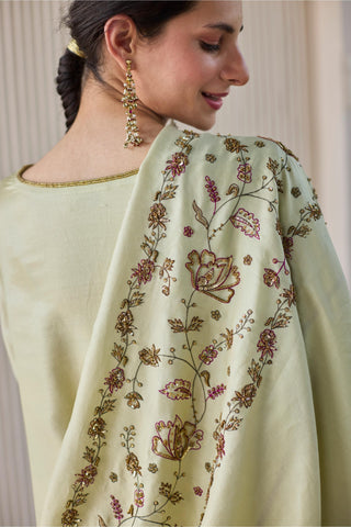 Green noori suit