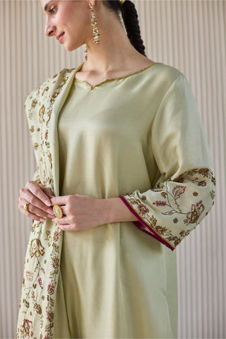 Green noori suit