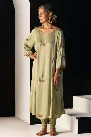 Suit for Indian Weddings – Green Rehmat Nazakat by Sarang Kaur