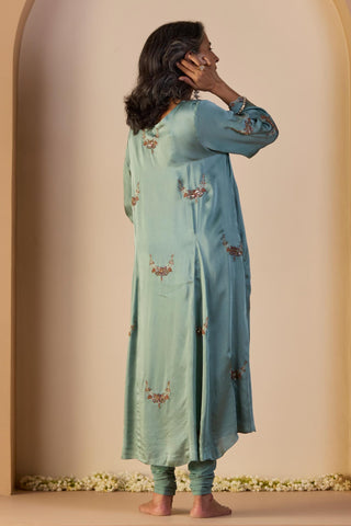 Suit for Indian Weddings – Blue Rehmat Nazakat by Sarang Kaur