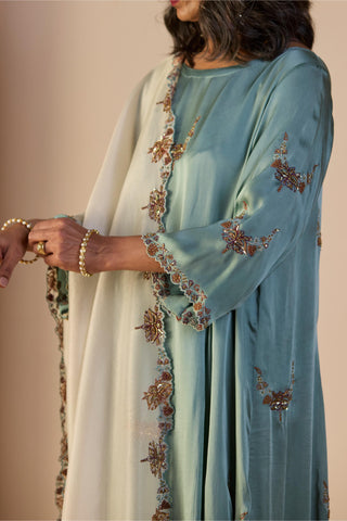 Suit for Indian Weddings – Blue Rehmat Nazakat by Sarang Kaur