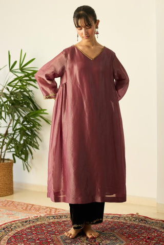 Anarkali Suit for Indian Wedding – Purple Samridhi by Sarang Kaur