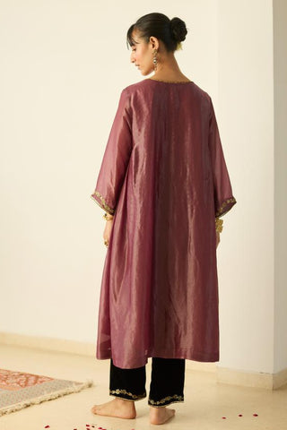 Anarkali Suit for Indian Wedding – Purple Samridhi by Sarang Kaur